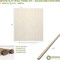 Ekena Millwork 94H x 3/8T Adjustable Wood Slat Wall Panel Kit w/ 1W Slats, Birch contains 42 Slats SWW84X94X0375BI - alternate 2